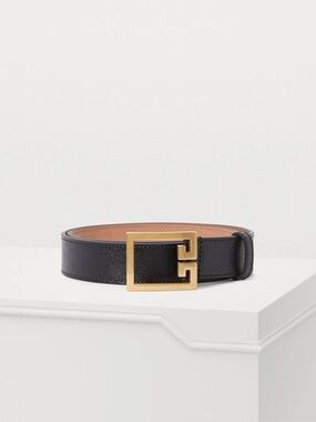 Givenchy Black Double G Buckle Belt